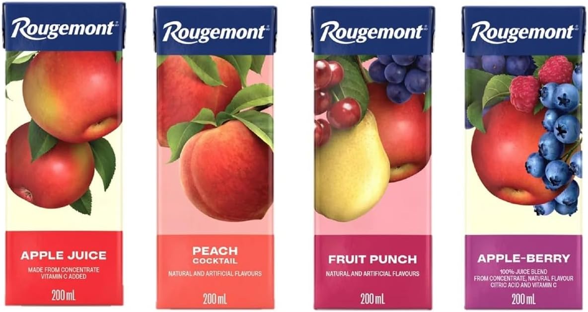 Rougemont Juice Pack 200ml x 40 Count
