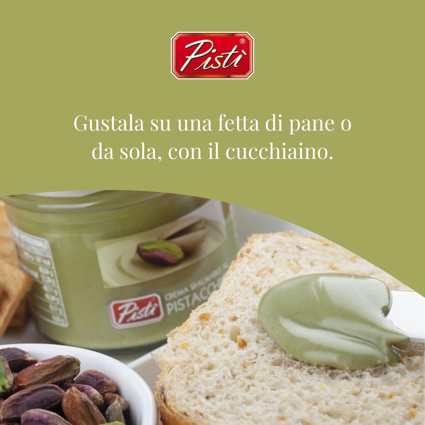 Pisti Spreadable Pistachio Cream 600g jar- Extra added padding guaranteed