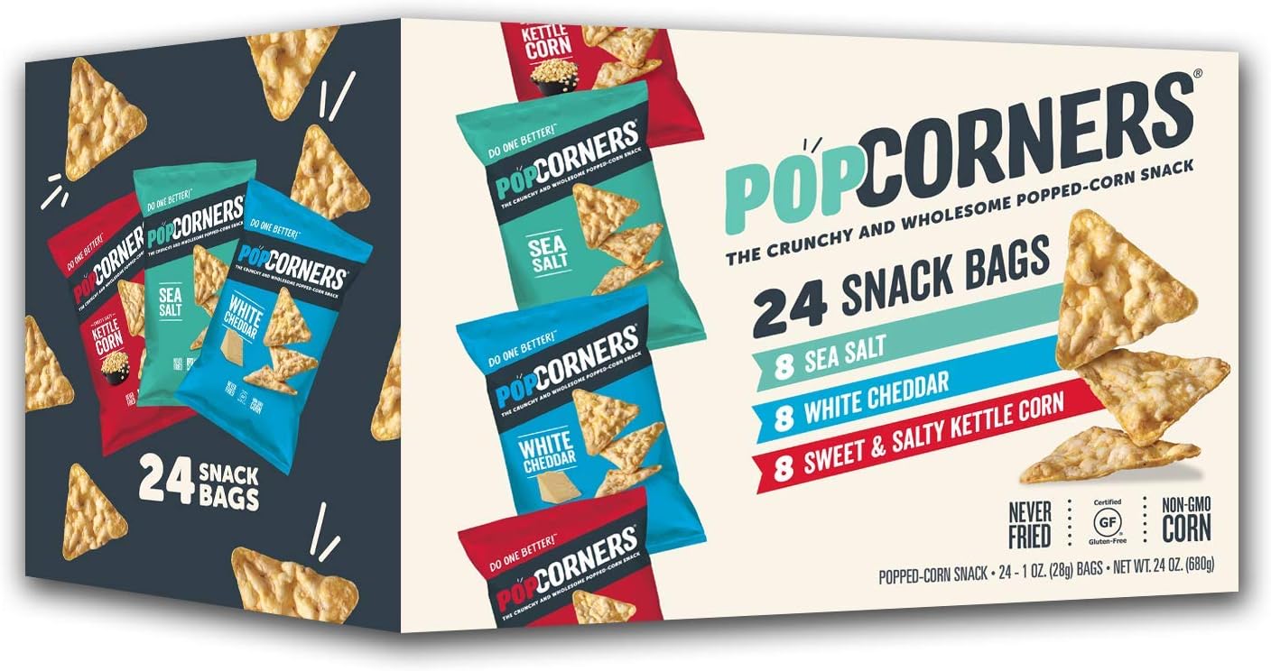 Popcorners Variety Pack, 24 Count
