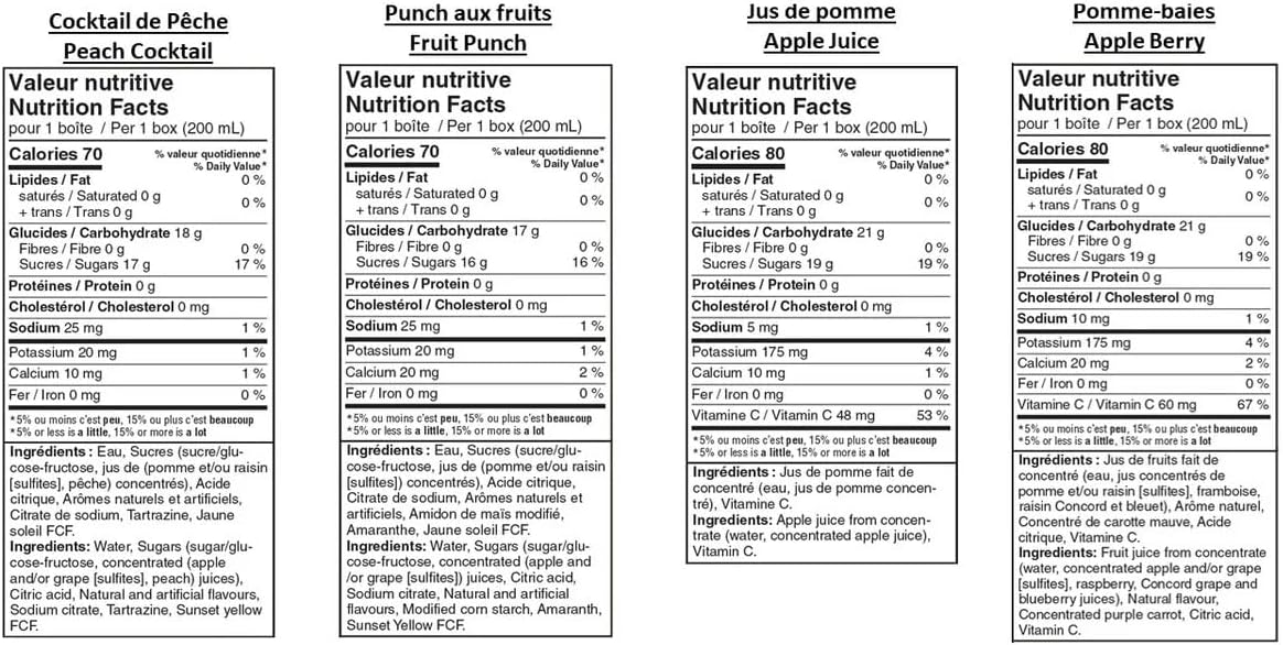 Rougemont Juice Pack 200ml x 40 Count