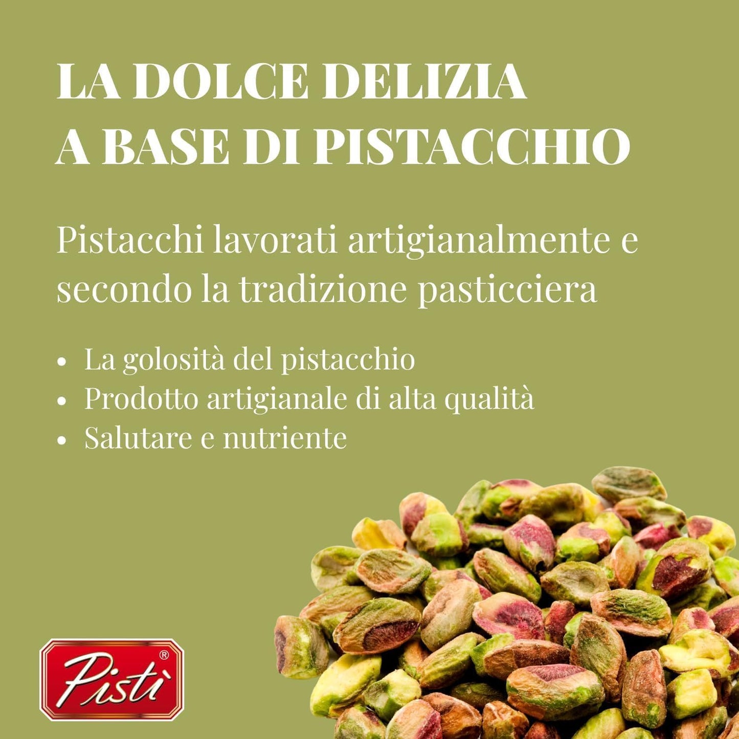 Pisti Spreadable Pistachio Cream 600g jar- Extra added padding guaranteed