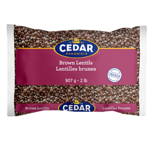 Brown Lentils 907g - 2lb Cedar