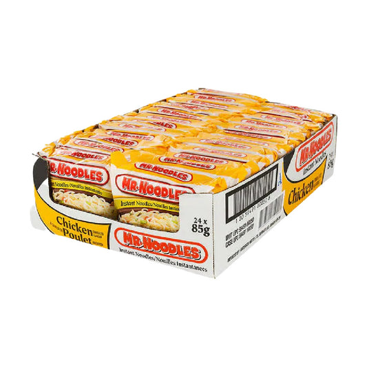 Mr. Noodles Chicken Flavour Flat Instant Noodles, 24 x 85 g