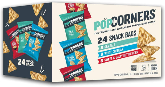 Popcorners Variety Pack, 24 Count