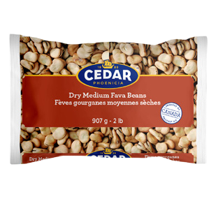 Dry Medium Fava Beans 907g - 2lb Cedar