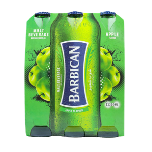 Barbican Green Apple 6 bottle case
