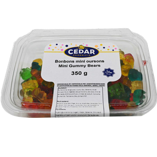 Halal mini gummy bears 350g