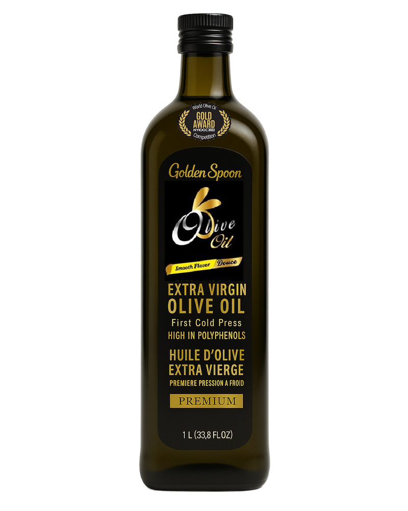 Award winning Extra Virgin Olive Oil Naturally Smooth 1L - Goldenspoon Olive Oil