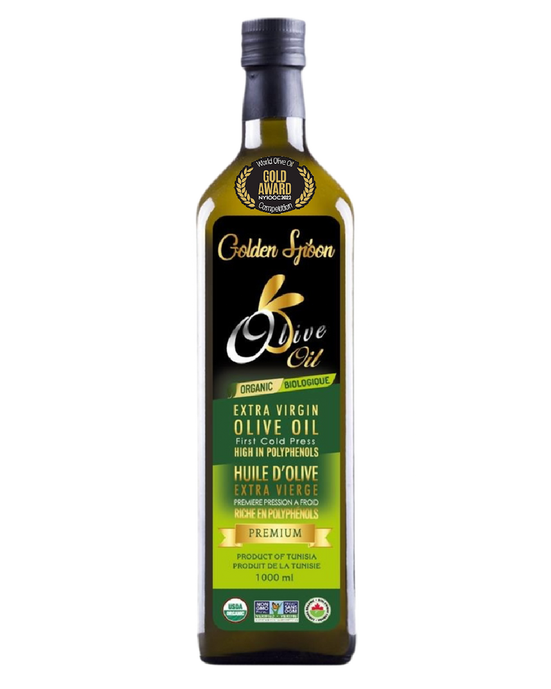 Organic Extra Virgin Olive Oil 1L - Award winning - Goldenspoon Olive Oil