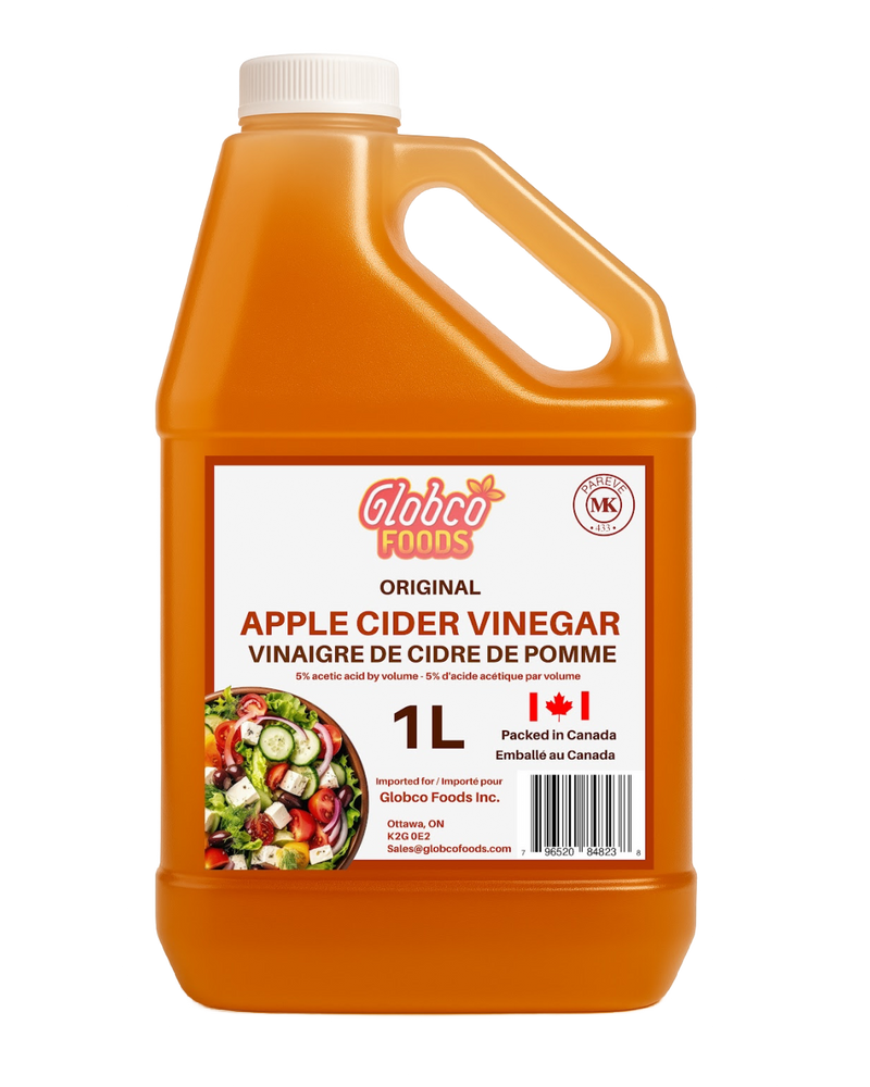 Apple Cider Vinegar – 1L Bottle – Packed in Canada - Globco Foods