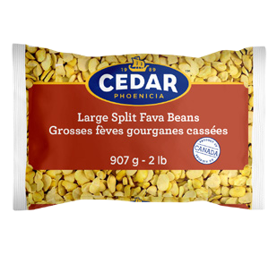 Large Split Fava Beans 907g - 2lb Cedar