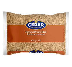 Natural Brown Rice 907g - 2lb Cedar