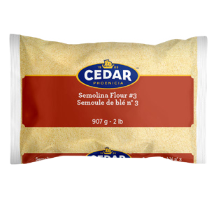 Semolina Flour 3 907g - 2 lb Cedar
