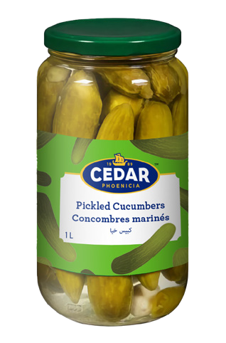 Cedar Pickled Cucamber 1L